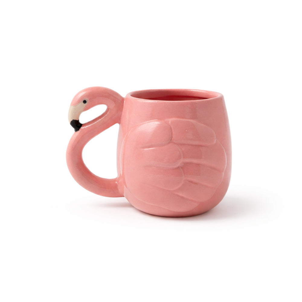 The Daisy Edit Shaped Mug - FLAMINGO